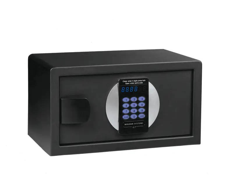 Minibar Systems elektronički sef za hotelske sobe s digitalnom tipkovnicom i sigurnosnim zaključavanjem